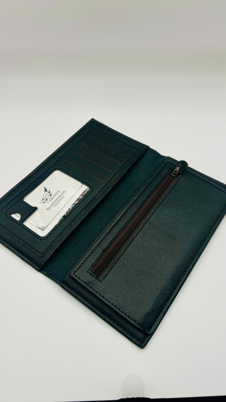 MEN`S BLACK LONG WALLET