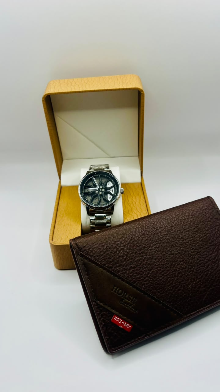 SPINER DAIL WATCH +MEN PREMIUM LONG WALLET