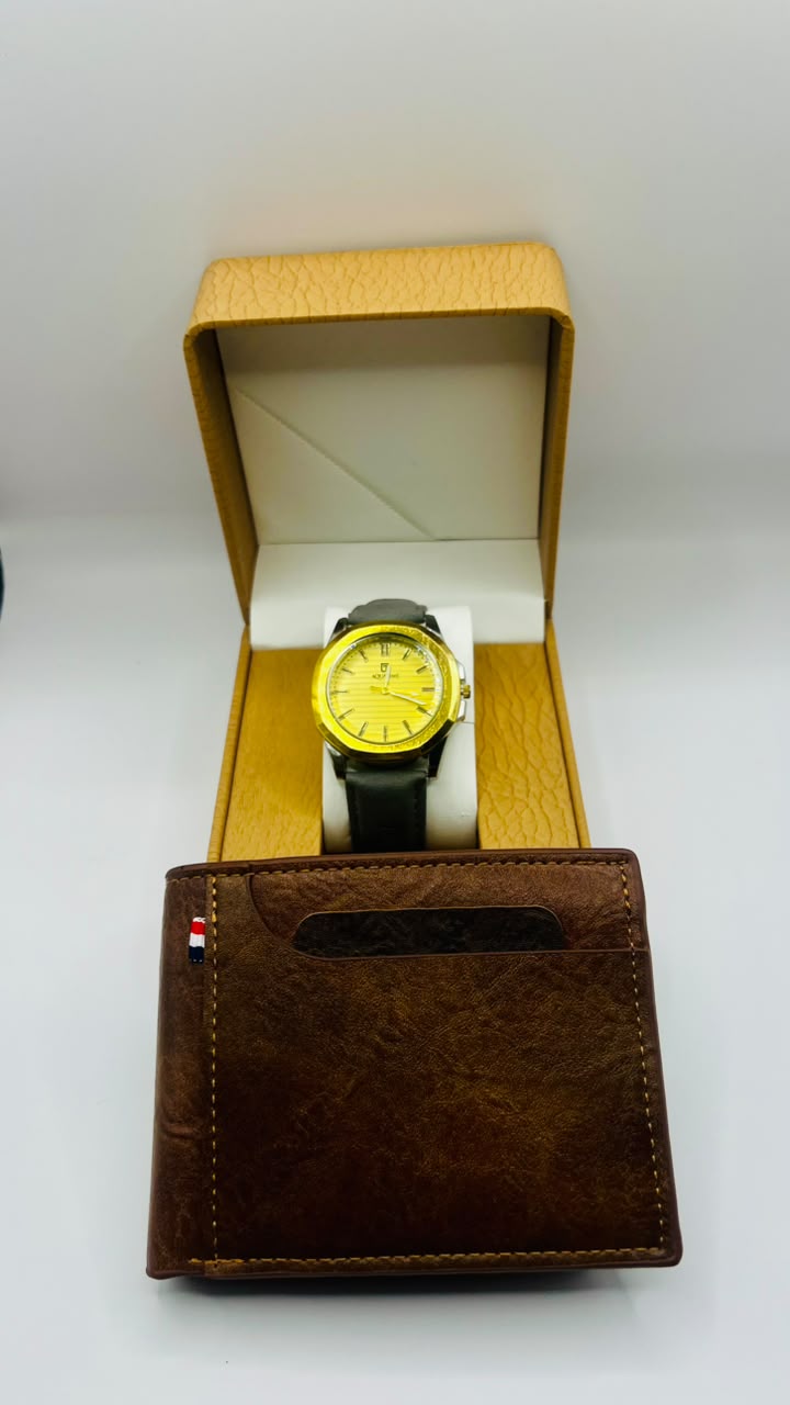 cheetah deal watch +mens premium wallet