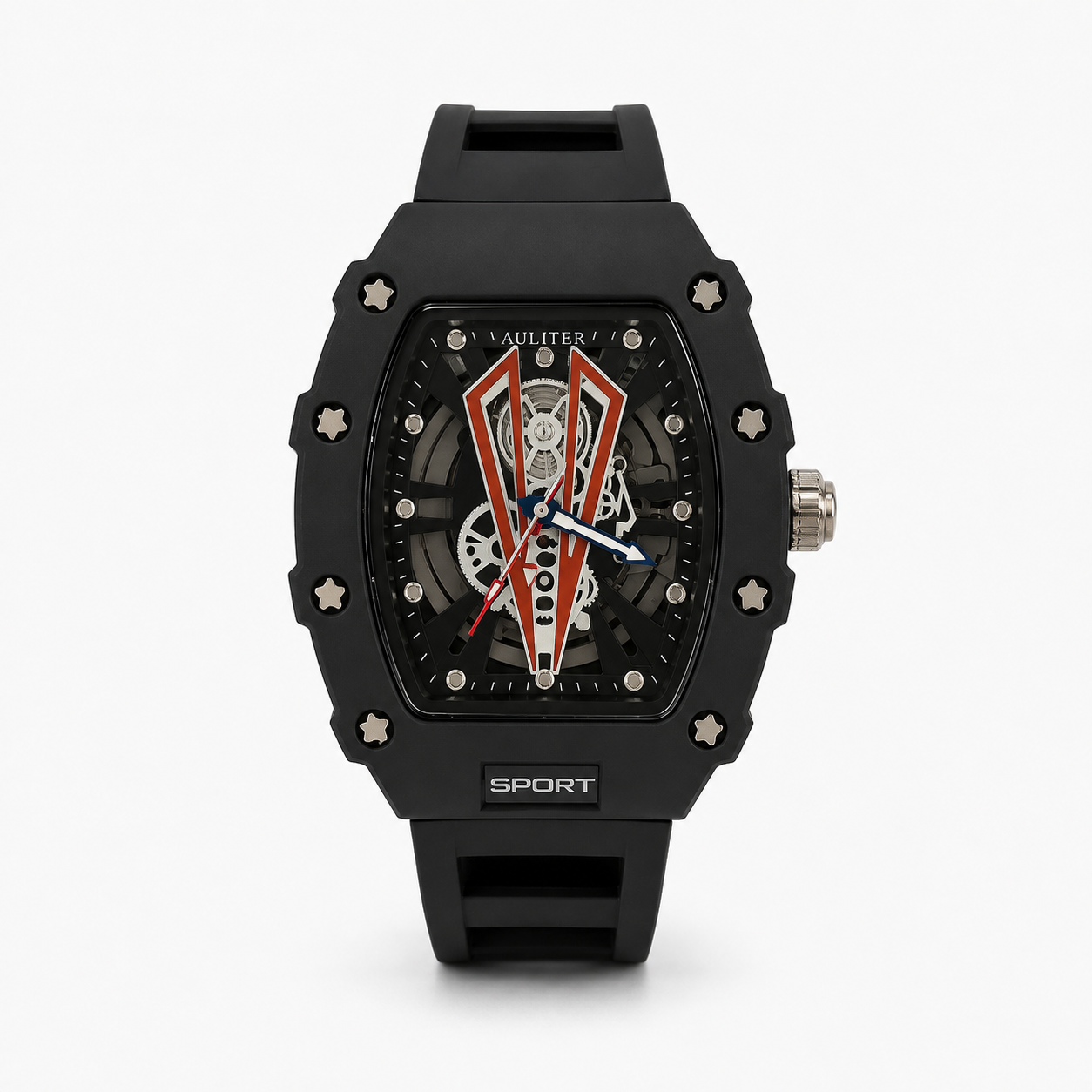 The Darven Matte Black Sport Watch