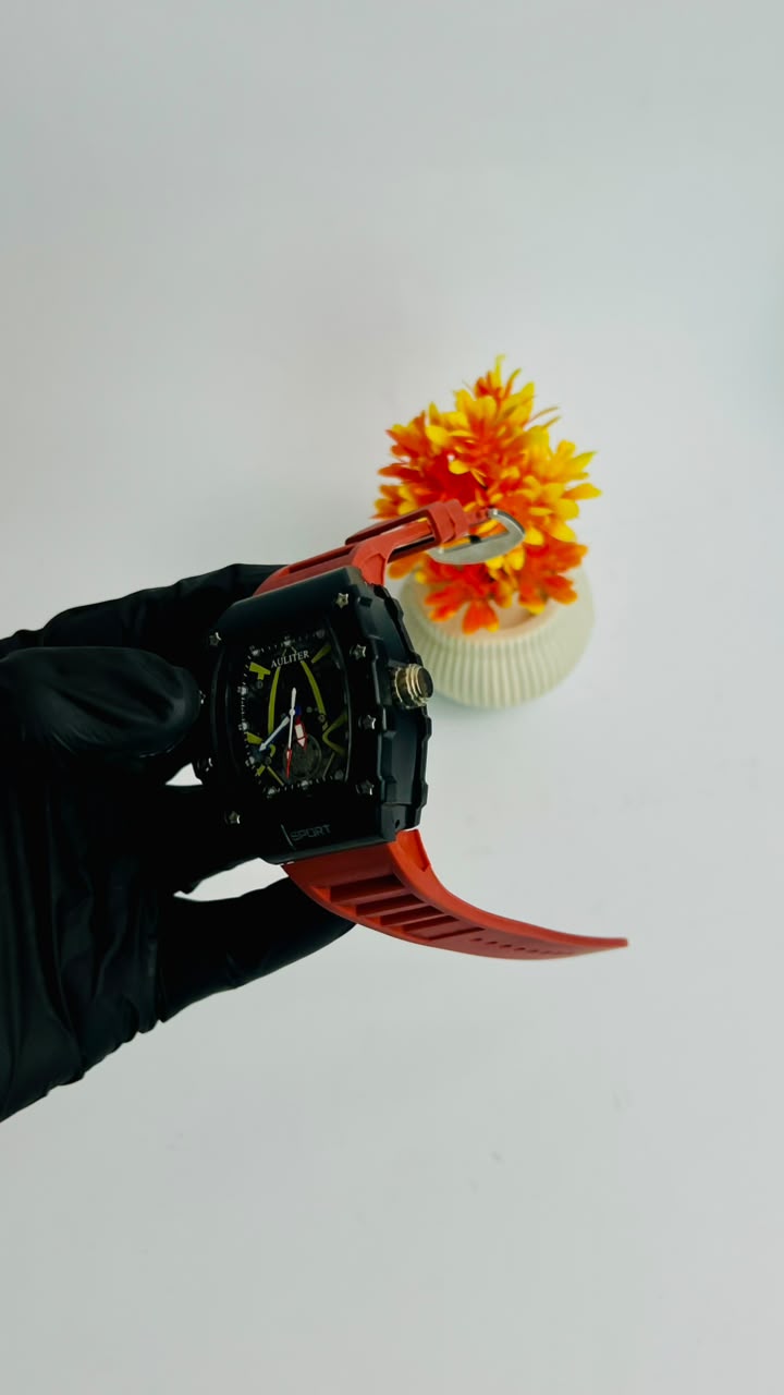 Title Richard Mille RM 035 Skeleton Black & Red
