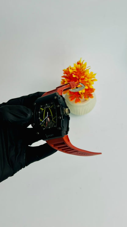 Title Richard Mille RM 035 Skeleton Black & Red