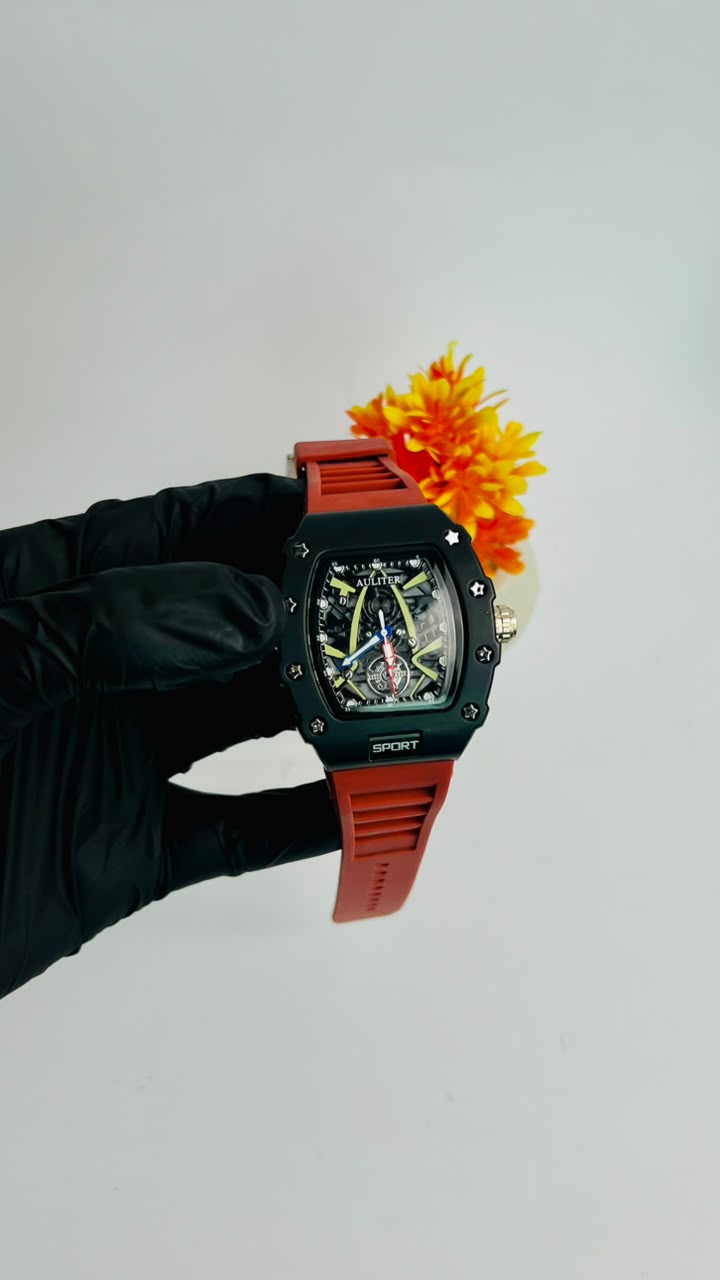 Title Richard Mille RM 035 Skeleton Black & Red