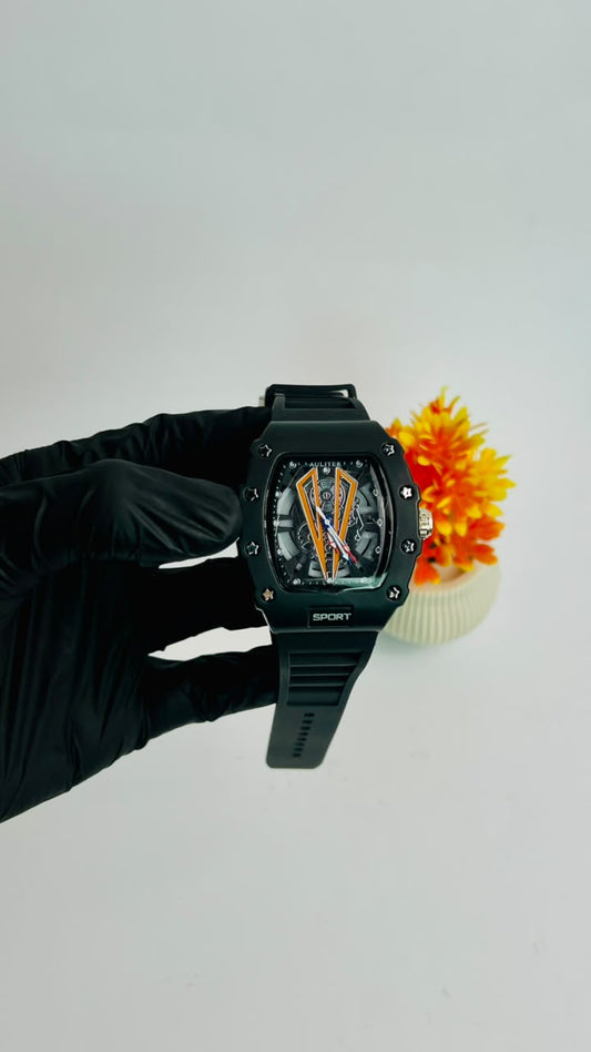 Richard Mille RM 35-02 Skeleton Edition – Matte Black & Gold Accents