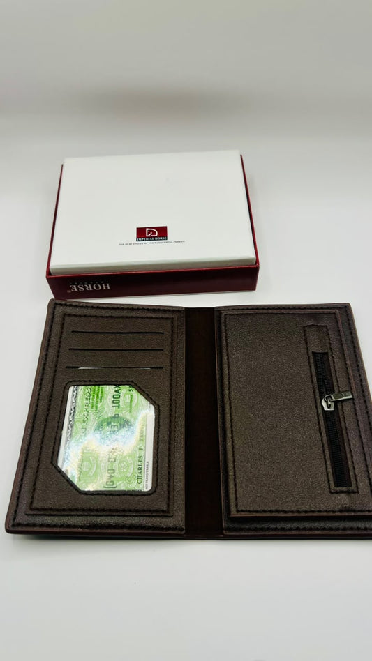 MEN`S BROWN LONG WALLET