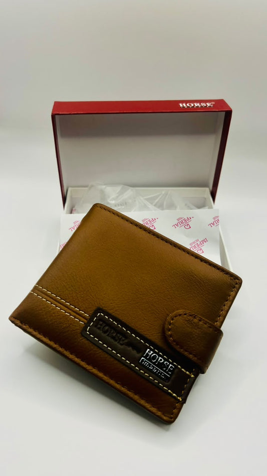 MEN`S PREMIUM leather short wallet