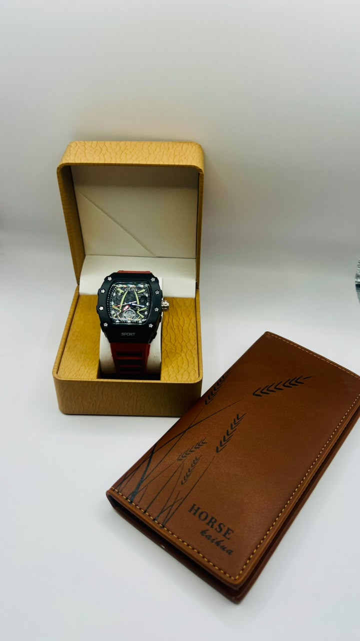 cheeth offer richard mille watch +mens long wallet